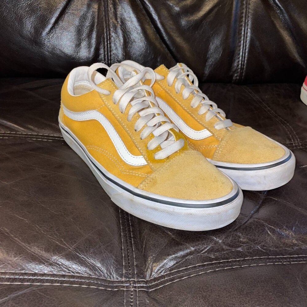 Yellow Old Skool Vans - Women's 8 - Men's 6.5